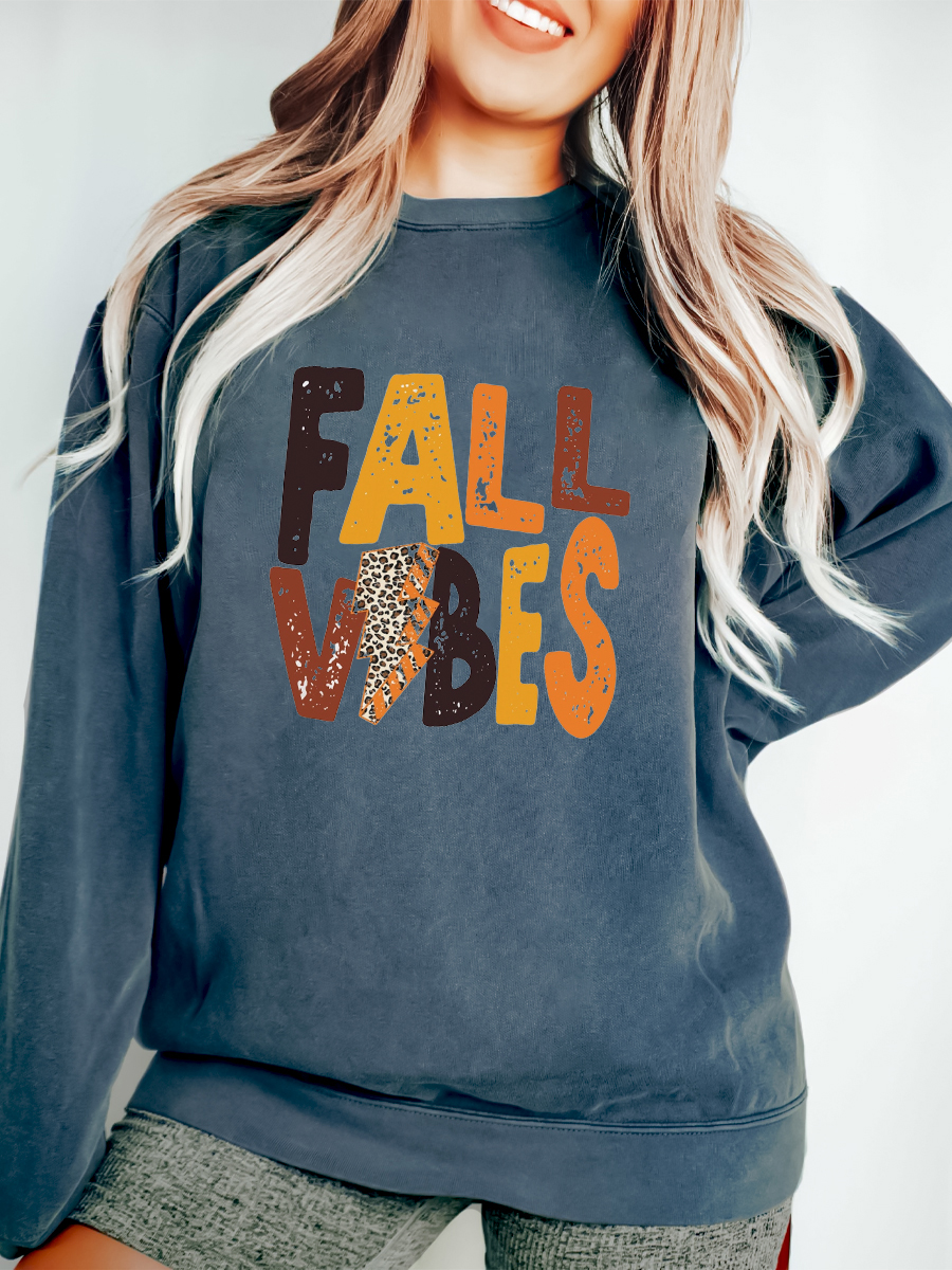Fall Vibes Cheetah Sweatshirt
