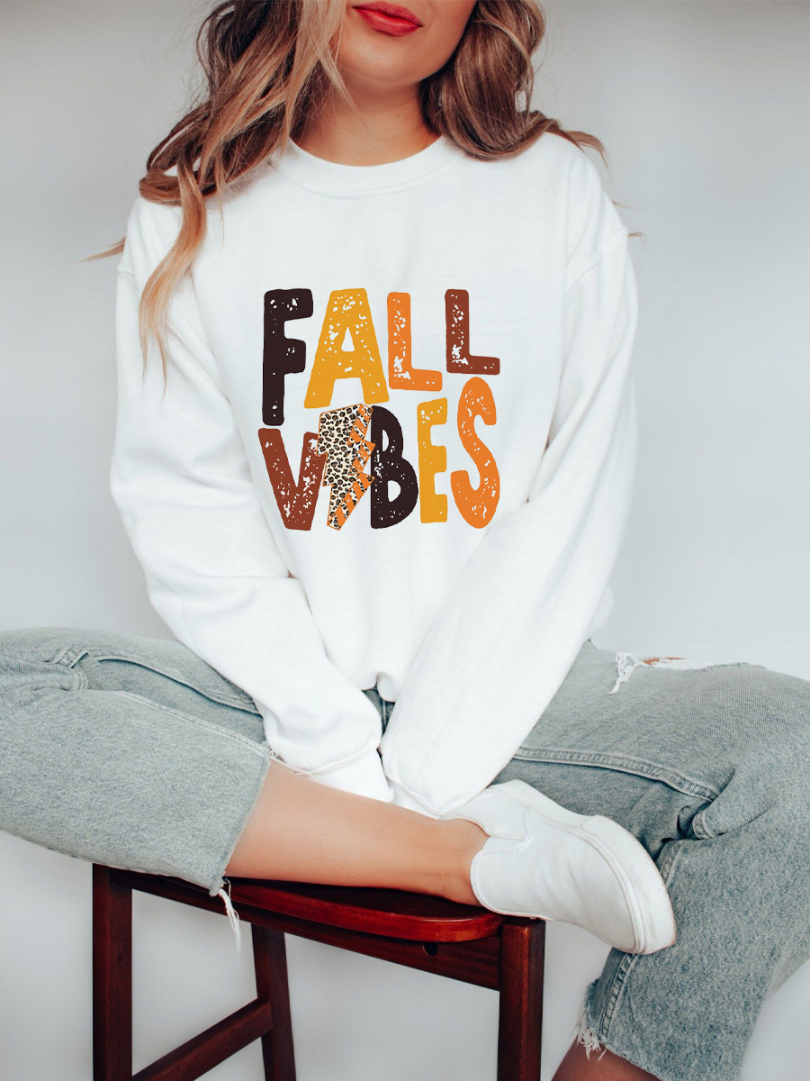 Fall Vibes Cheetah Sweatshirt