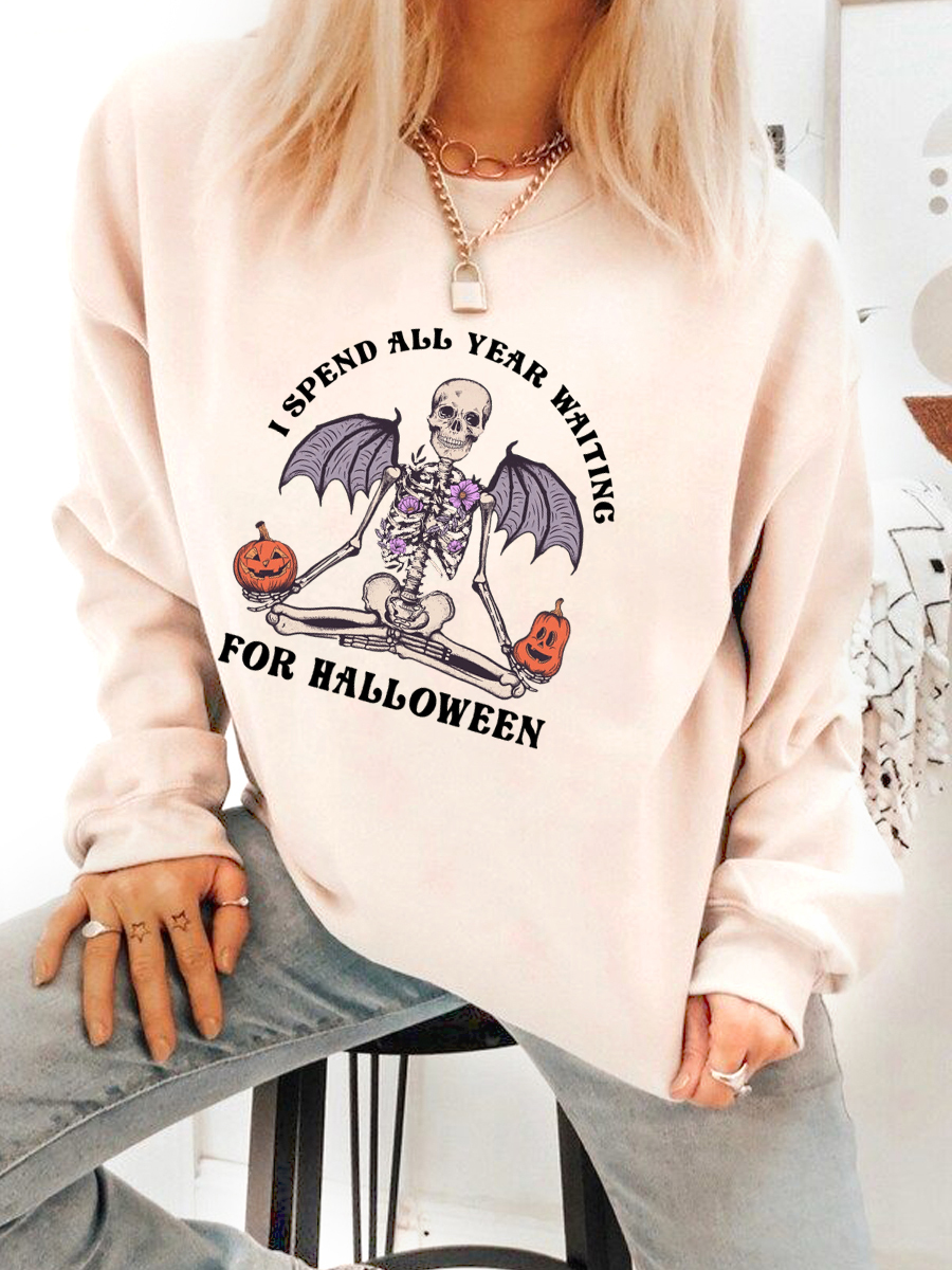 Spend All Year Waiting For Halloween Sweatshirt
