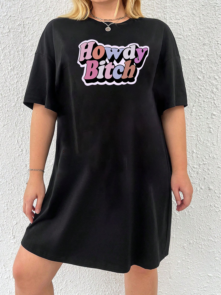 Howdy B Graphic Tee Dress