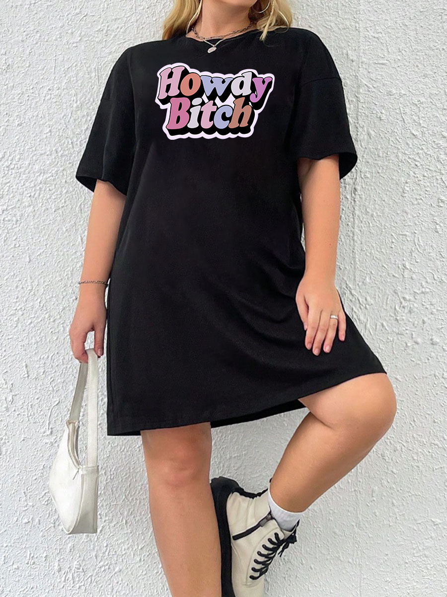 Howdy B Graphic Tee Dress