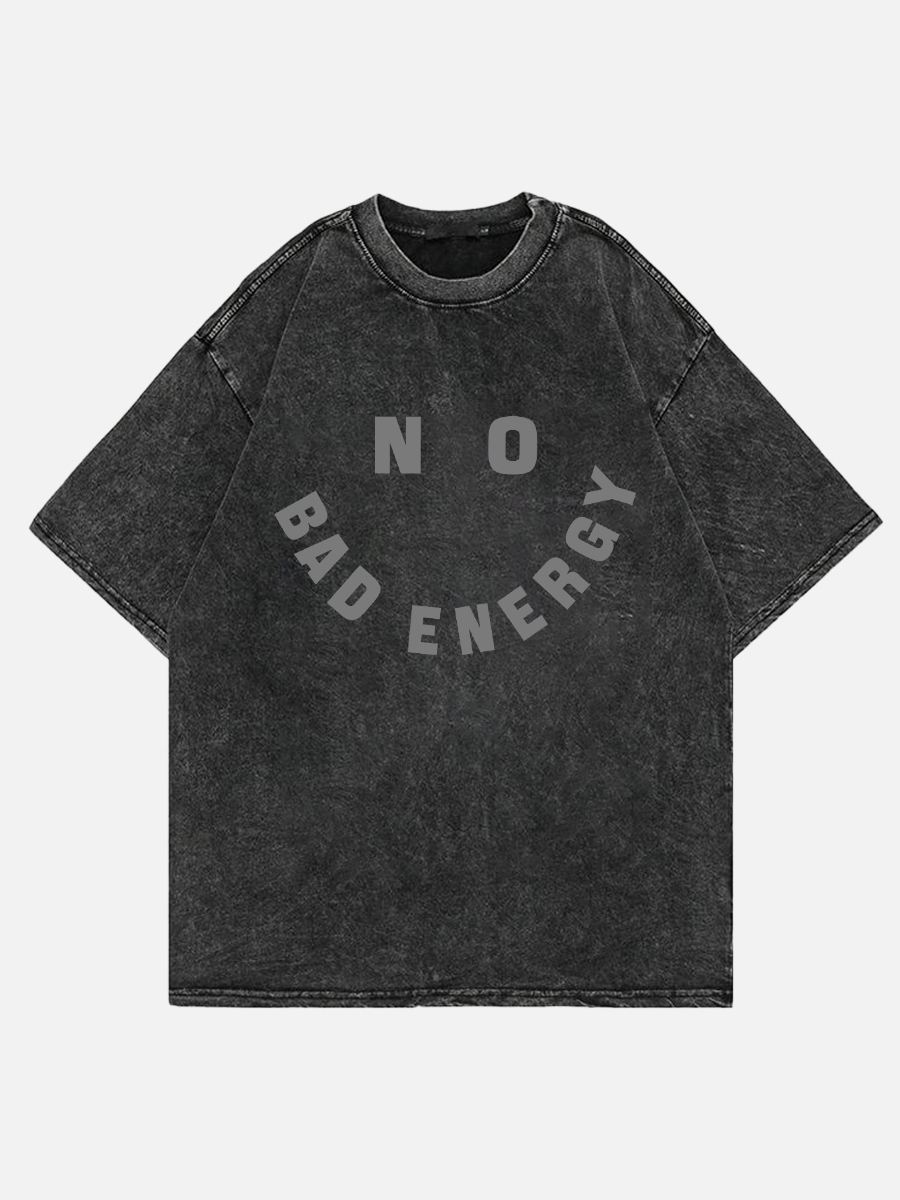 No Bad Energy Side Slit Tee
