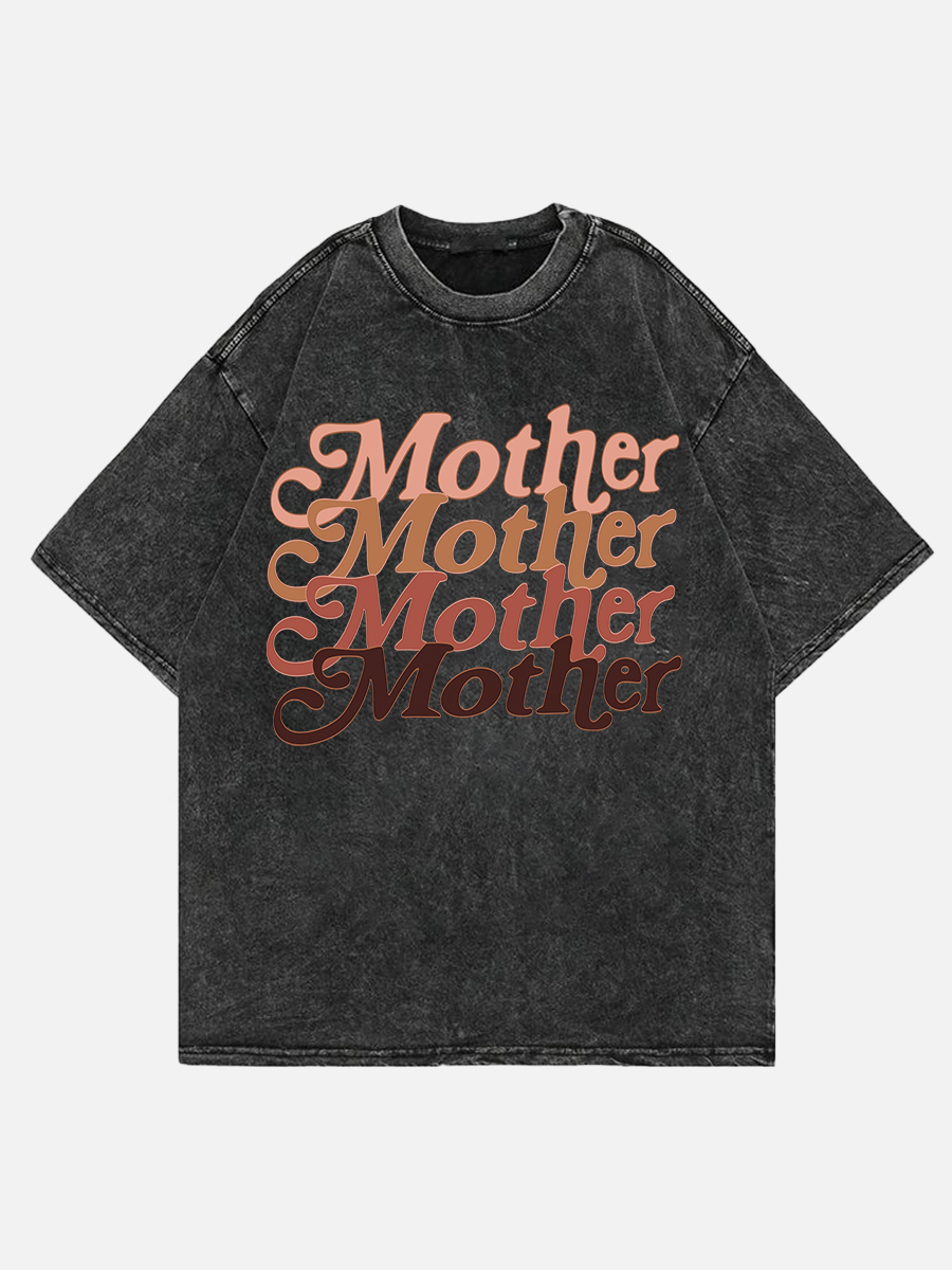 Motherly Mother Side Slit Tee