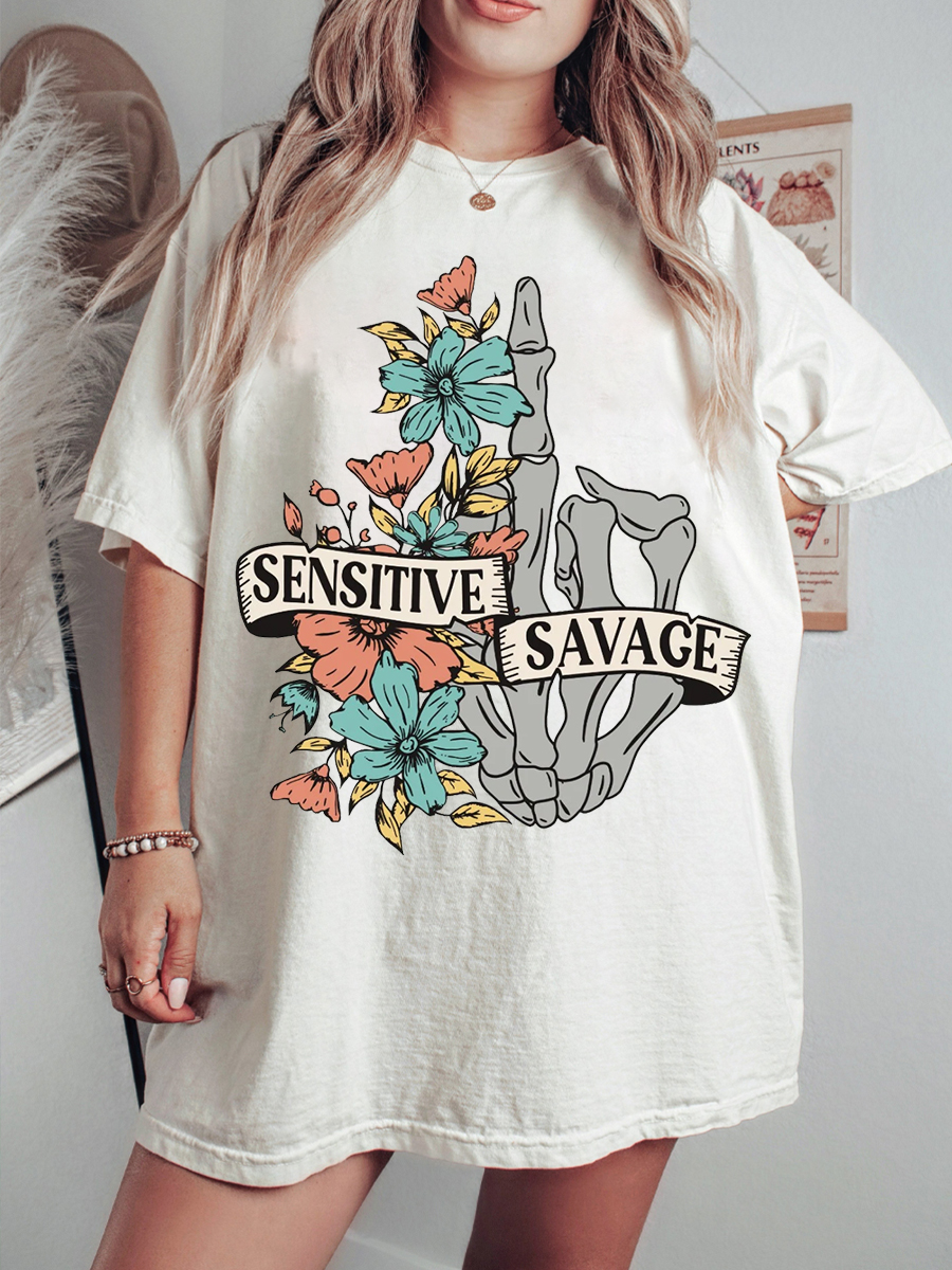 Sensitive Savage Tee