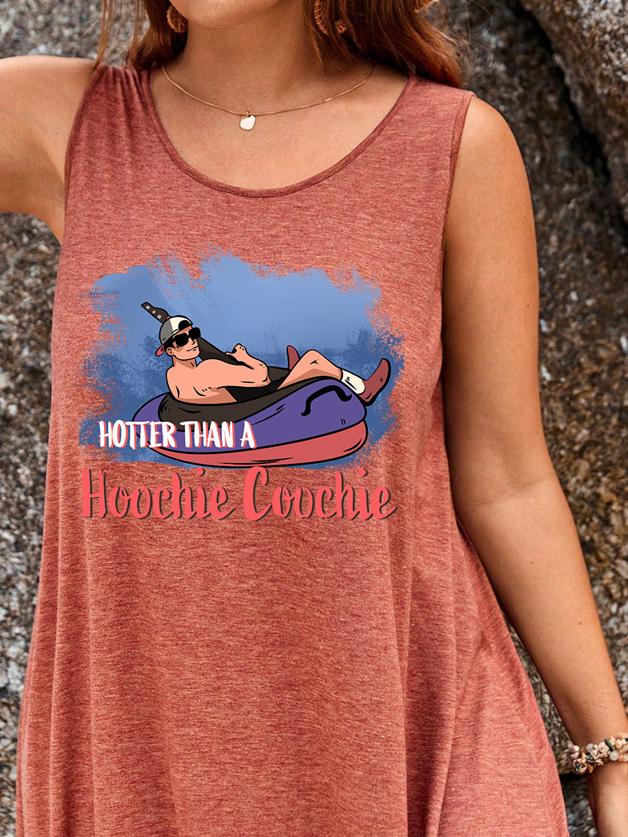 Hoochie Coochie Split Thigh Tank Dress