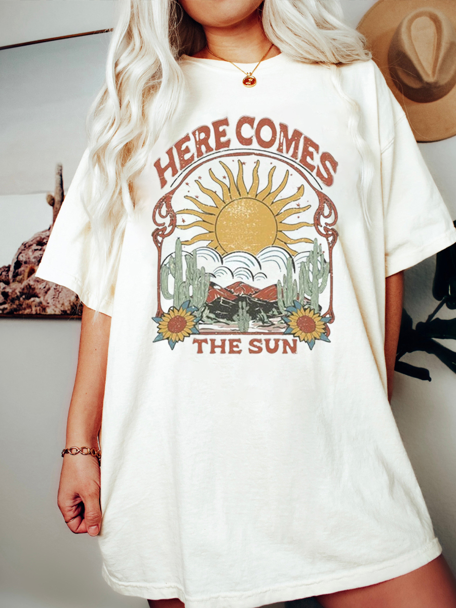 Vintage Inspired Cotton T-Shirt