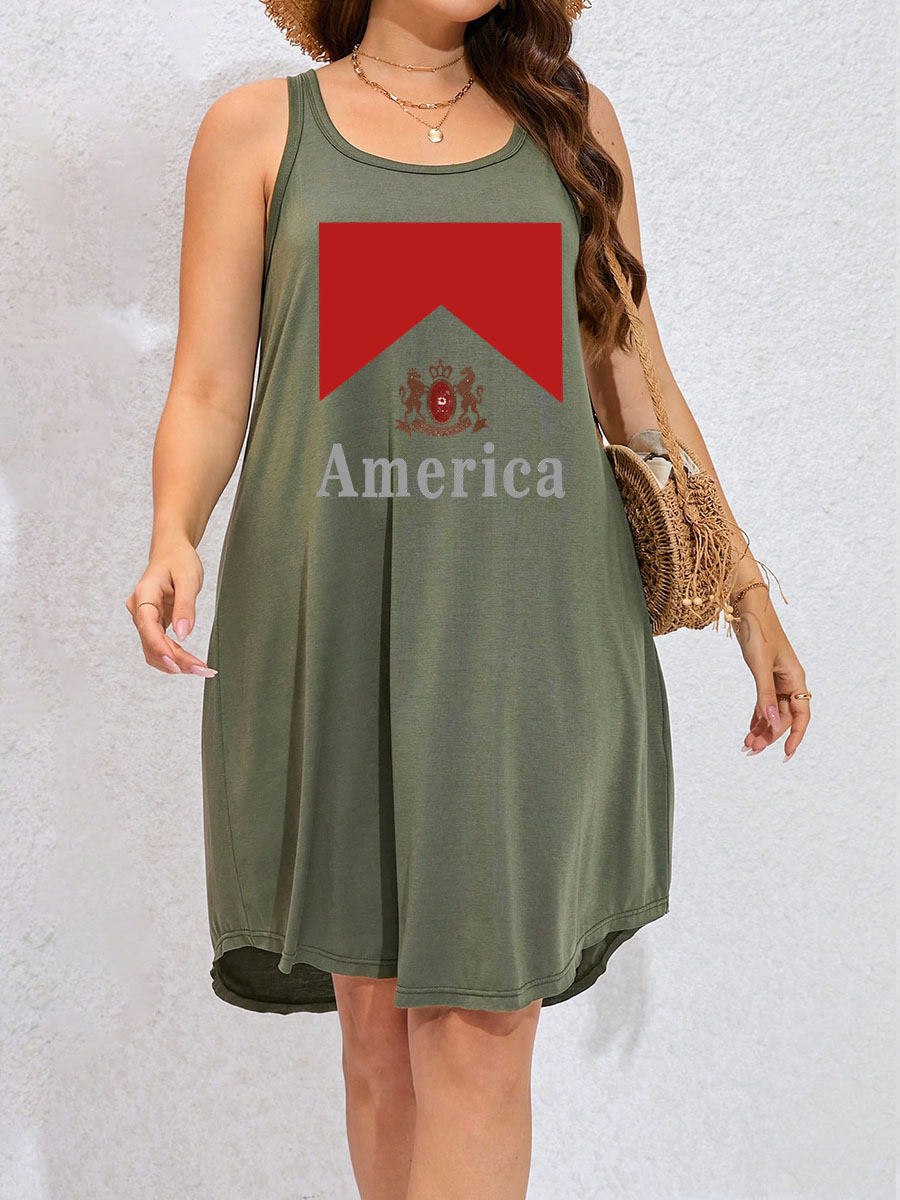 America As We Know It Tank Dress