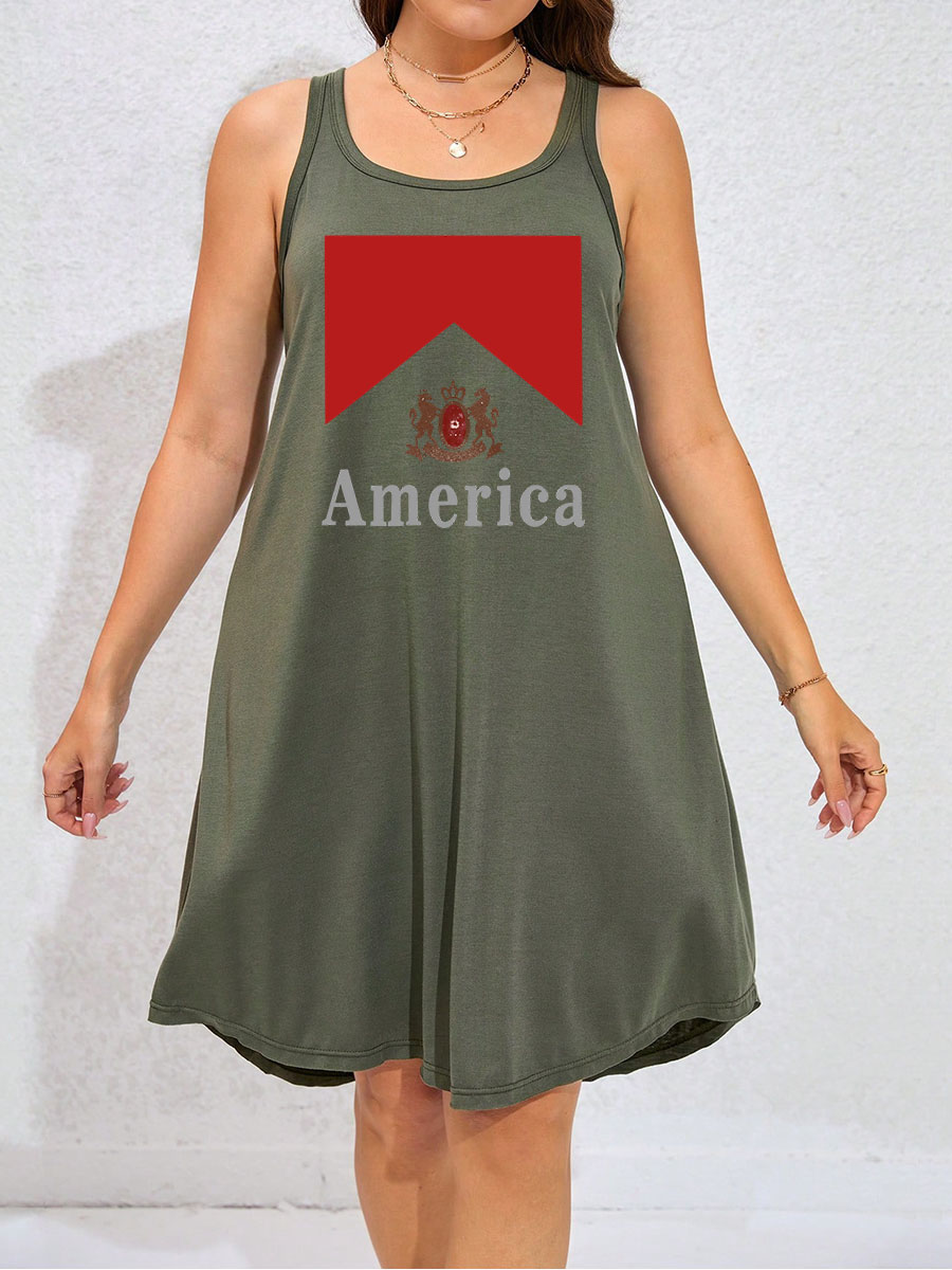 America As We Know It Tank Dress