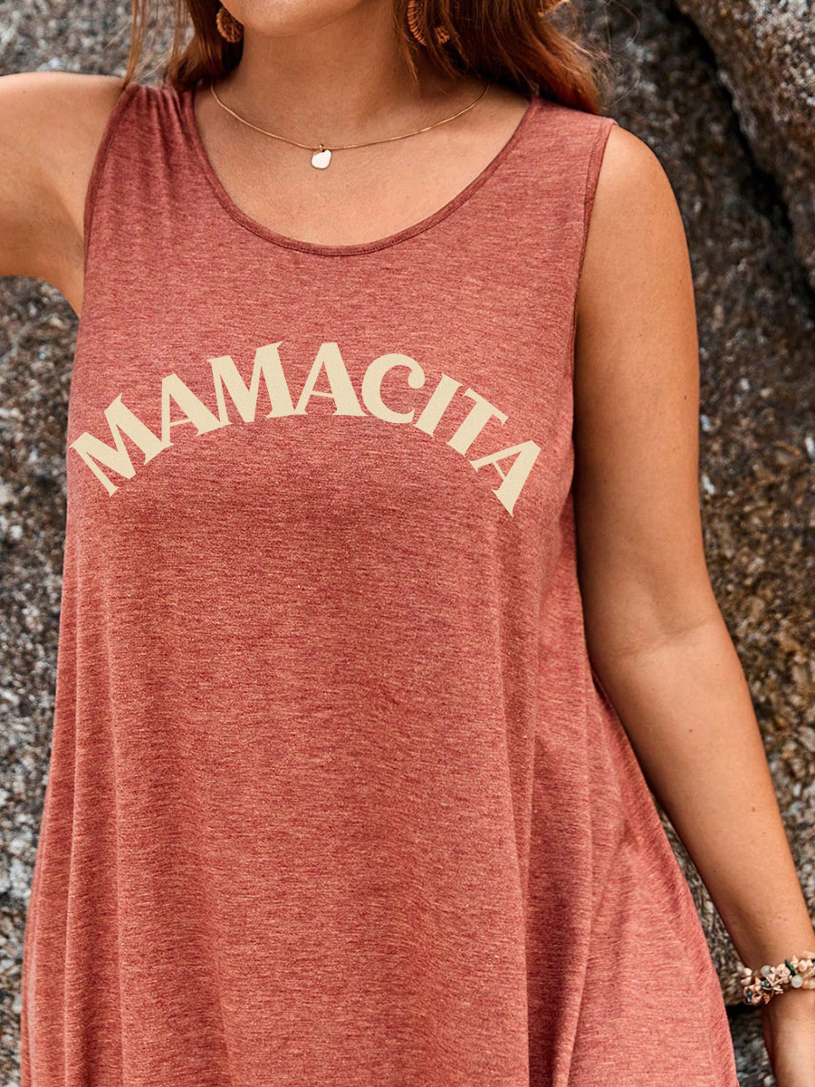 Mamacita Split Thigh Tank Dress
