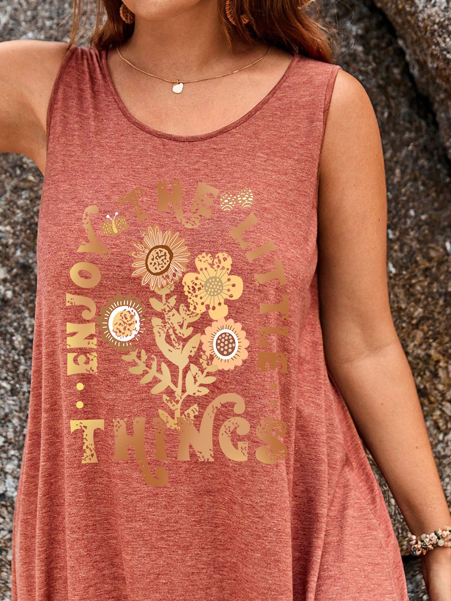 Savage Soul Split Thigh Tank Dress