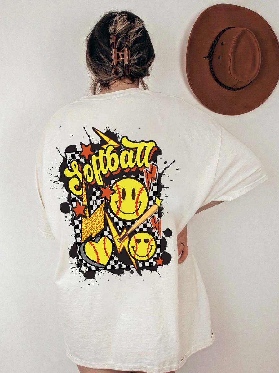 Retro Softball Sublimation Shirt