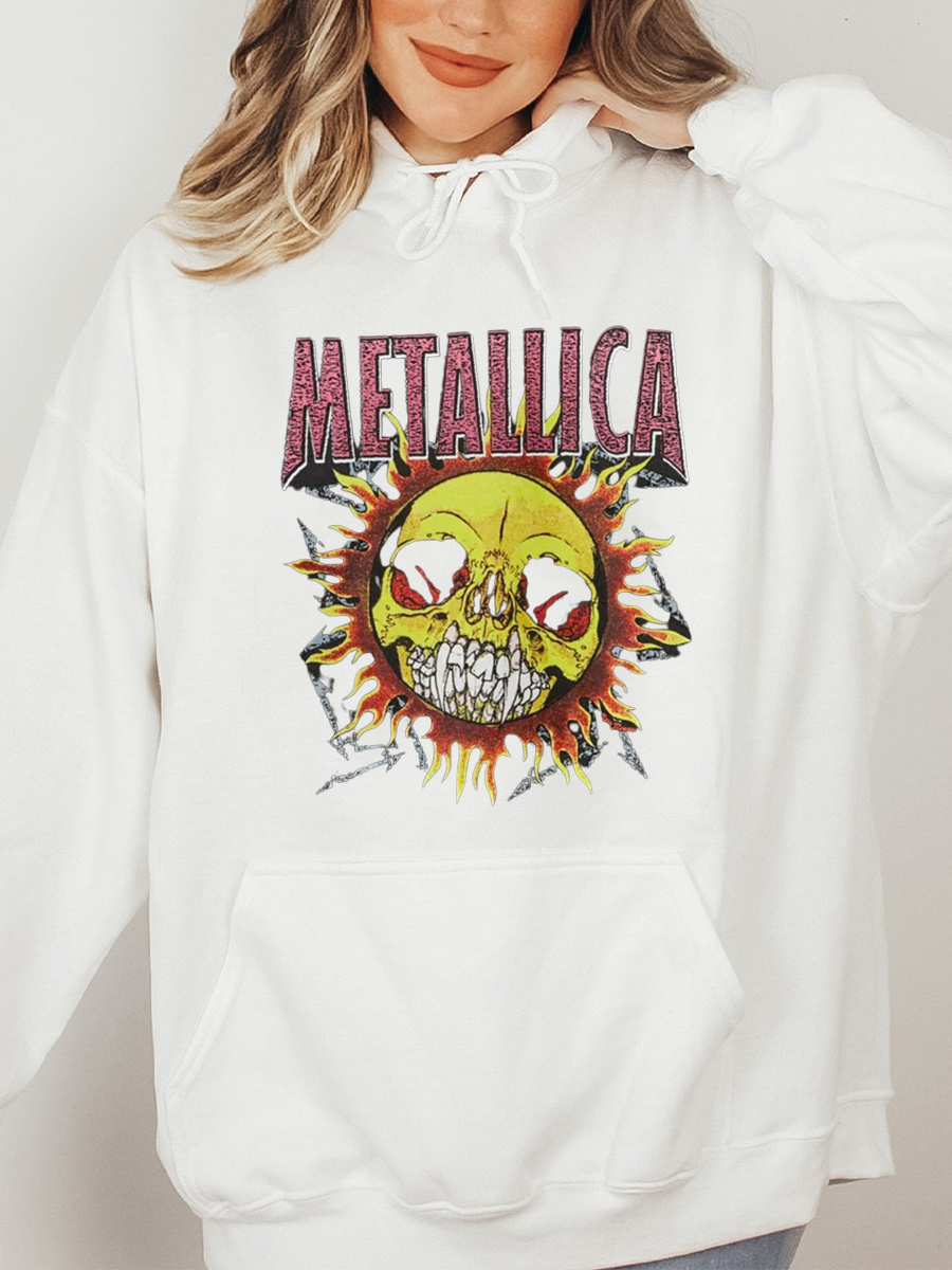 Metallica skull hoodie hot sale