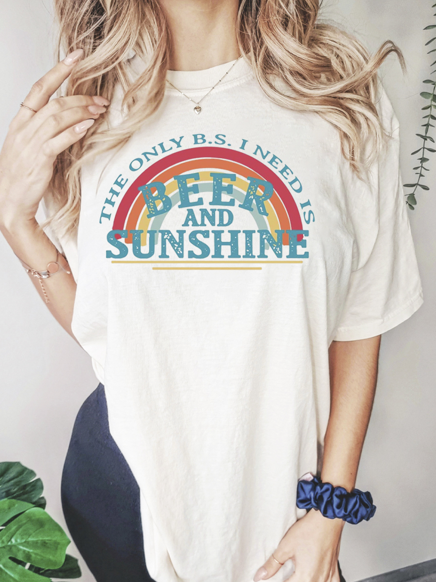 I Need Is Beer And Sunshine Shirt
