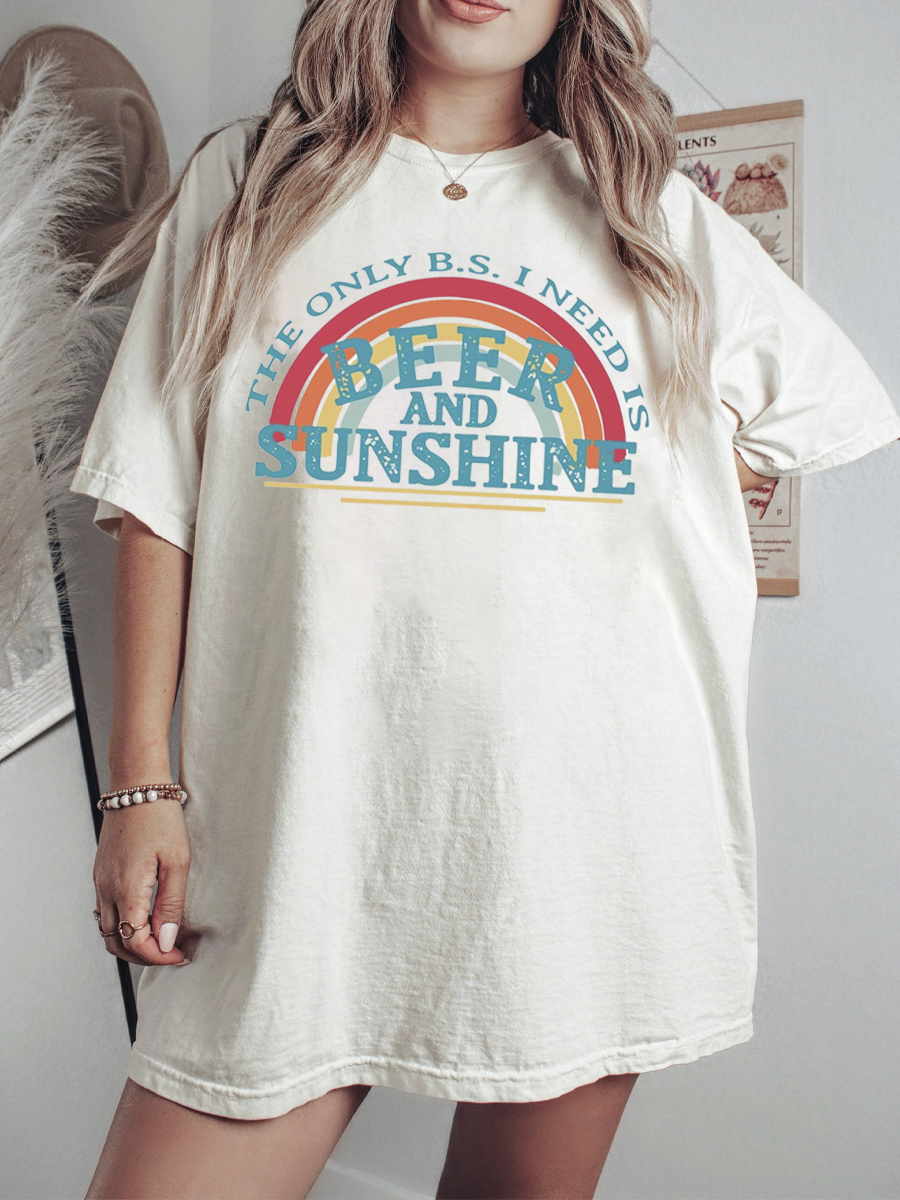 I Need Is Beer And Sunshine Shirt
