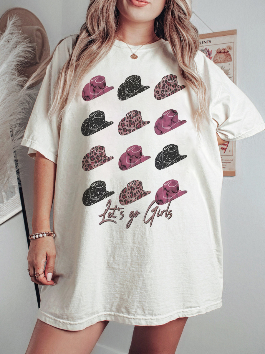 Let’S Go Girls Cowboy Tee