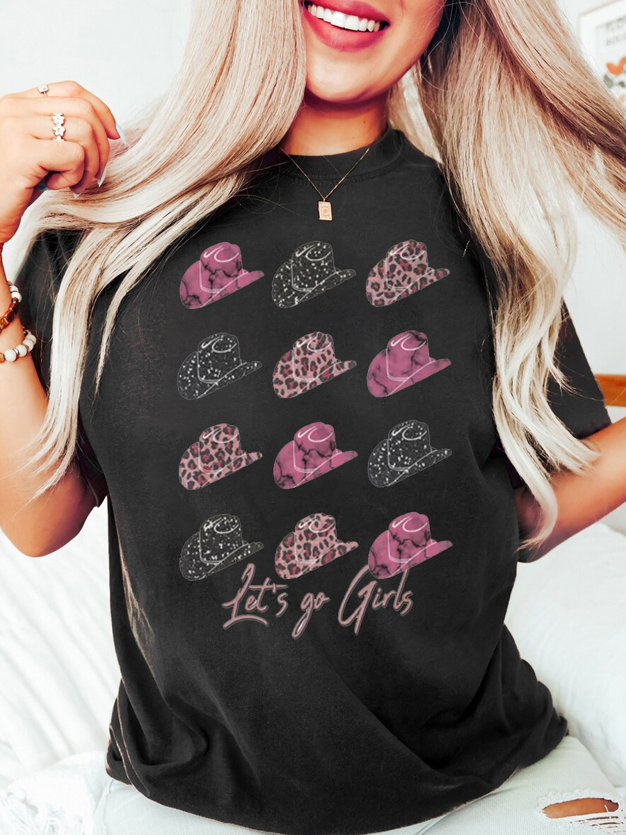 Let’S Go Girls Cowboy Tee