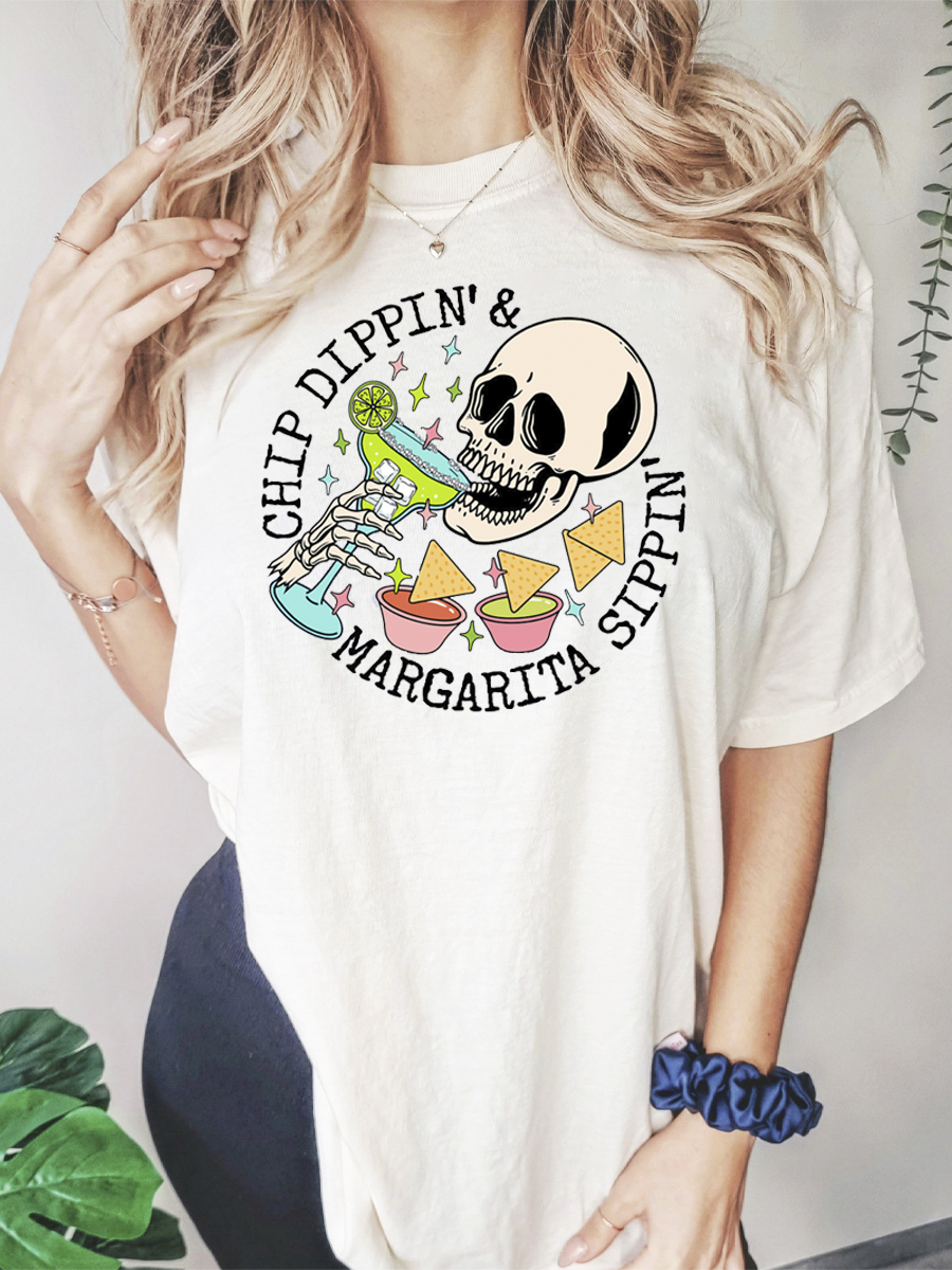 Chip Dipping And Margarita Sippin Shirt
