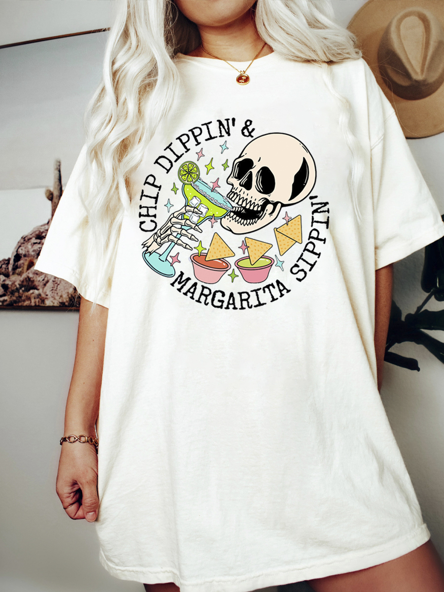 Chip Dipping And Margarita Sippin Shirt