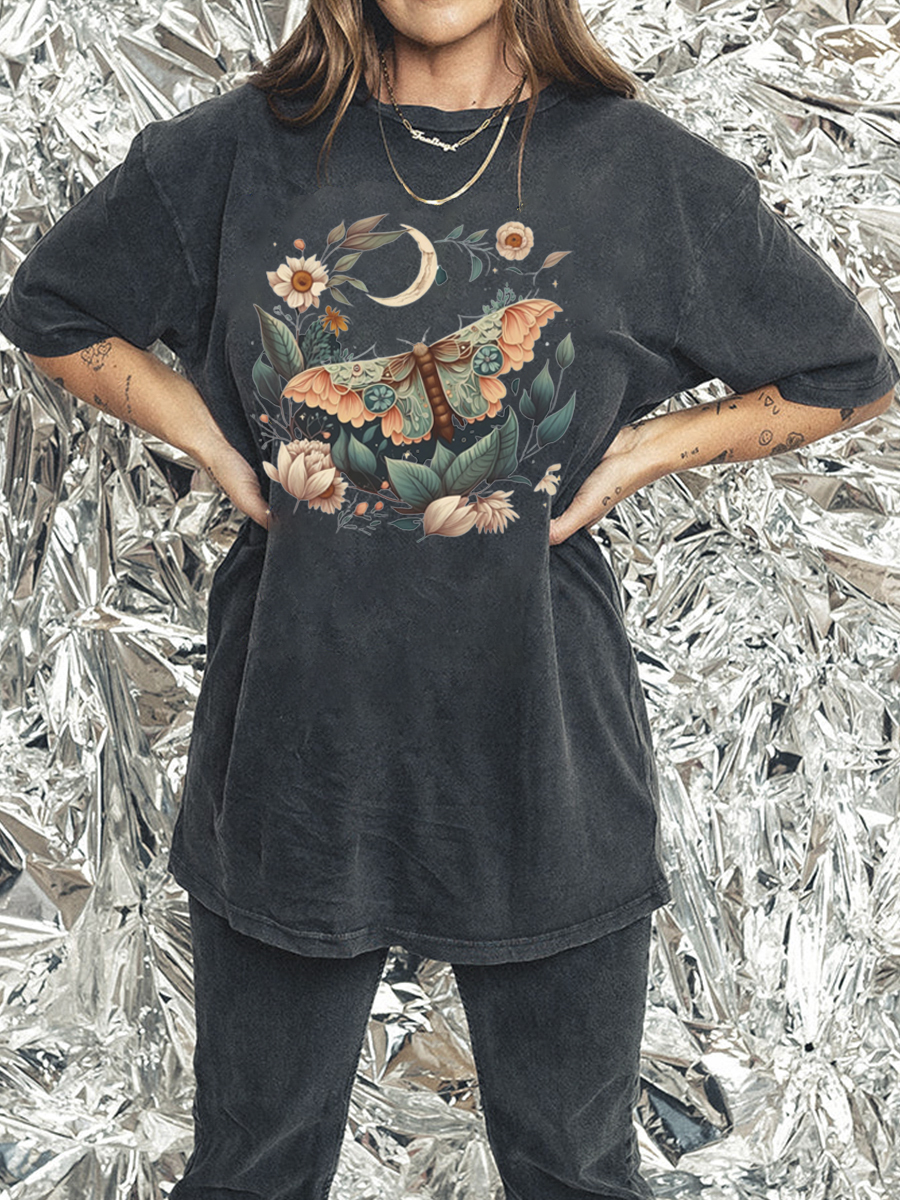 Celestial Flower Moth Comfort Tee