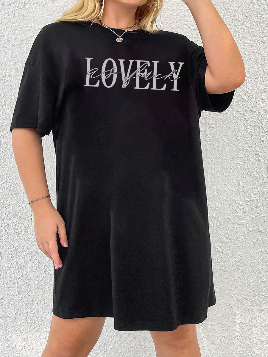 Lovely As F*Ck Tee Dress