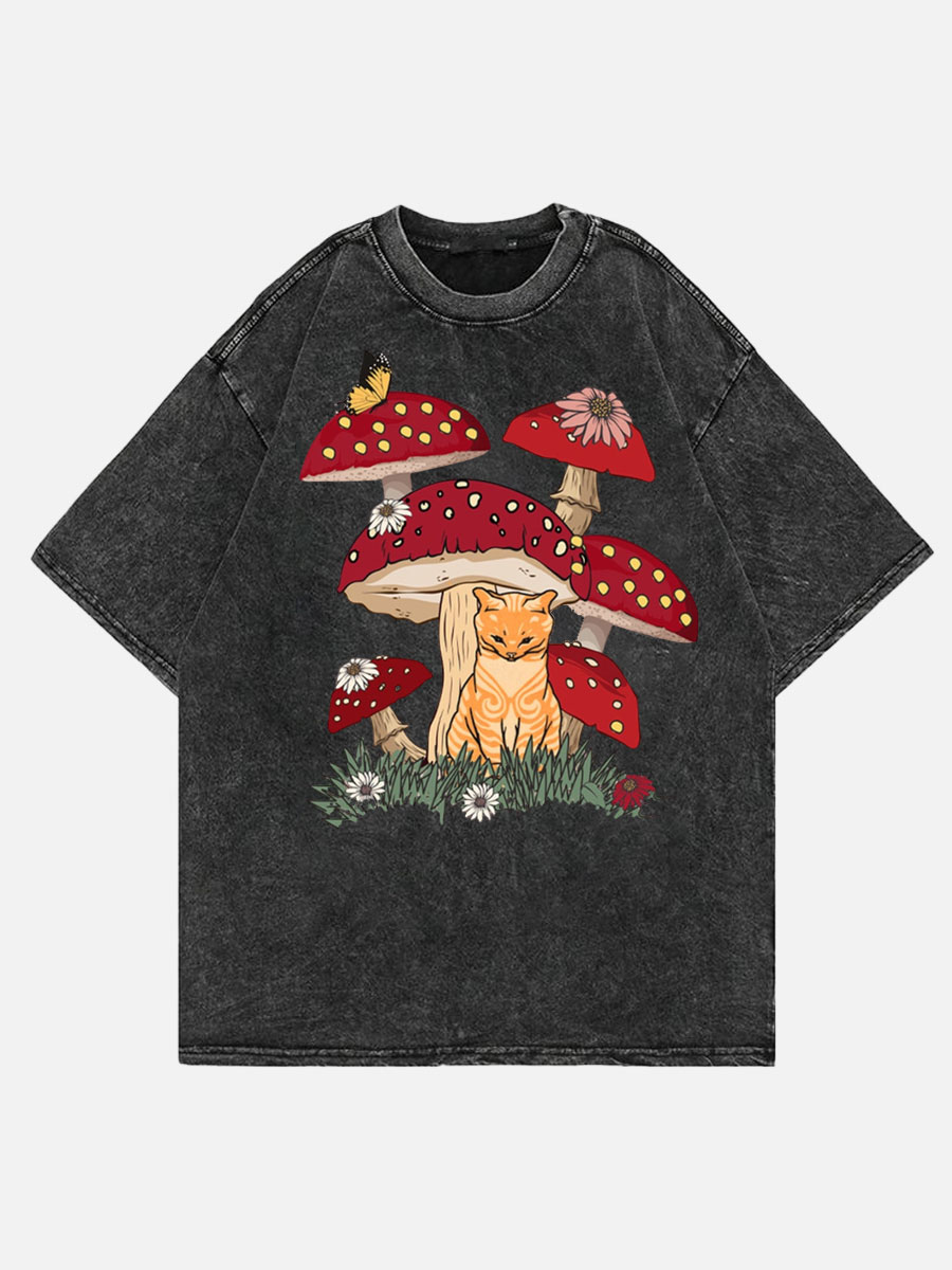 Cat Mushroom Shirt