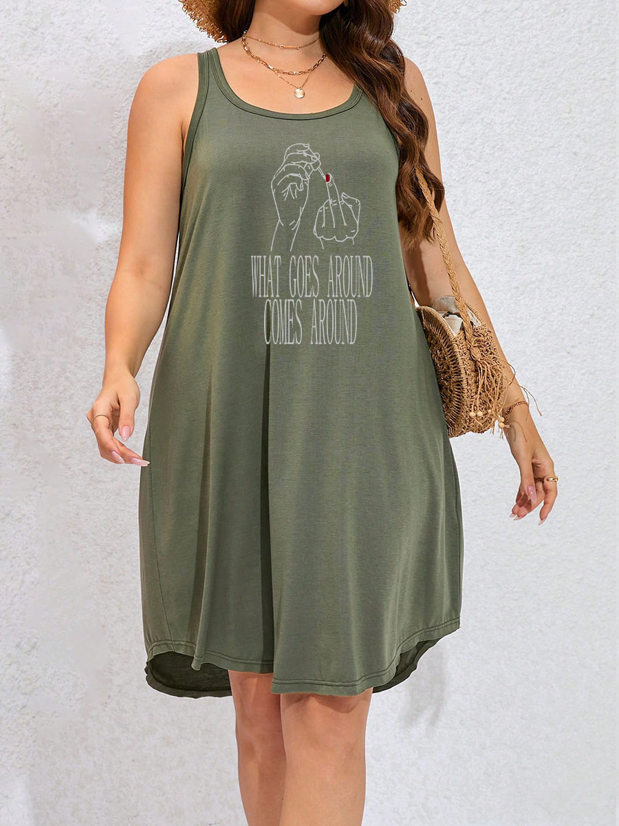 What Goes Around Comes Around Tank Dress