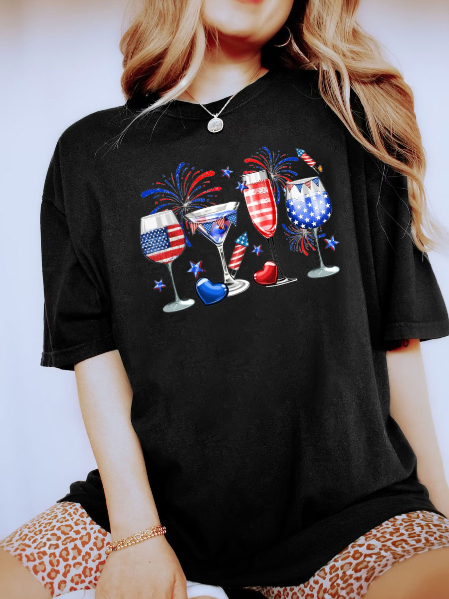 4Th Of July Glasses Shirt