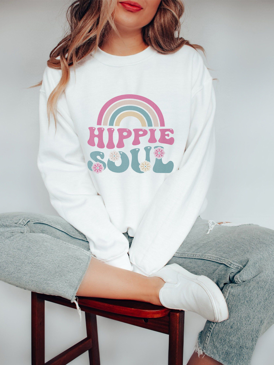 Hippie Soul Sweatshirt Sale-boldoversize