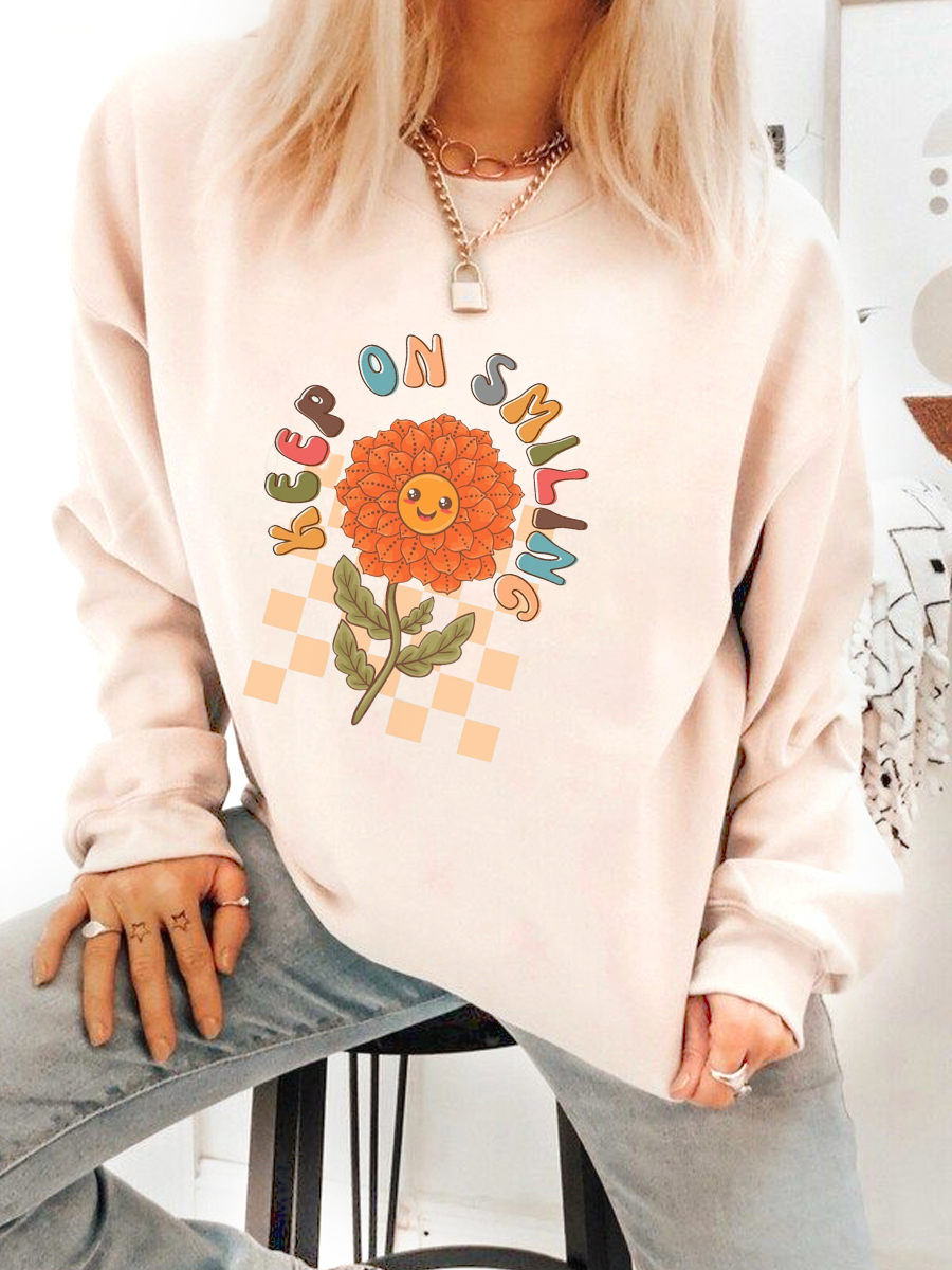 Keep On Smiling Vintage Sweatshirt 
