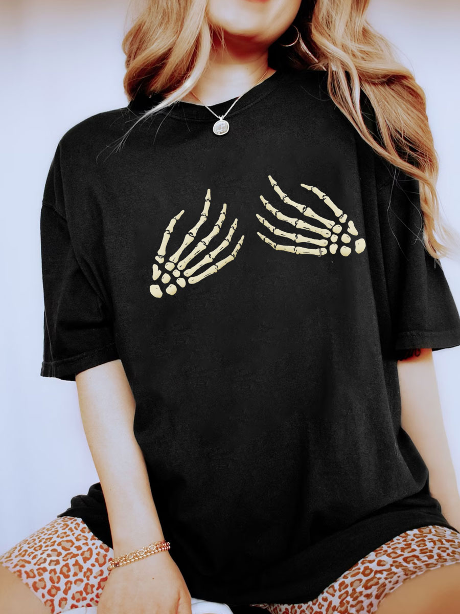 Skeleton Boobs Tee
