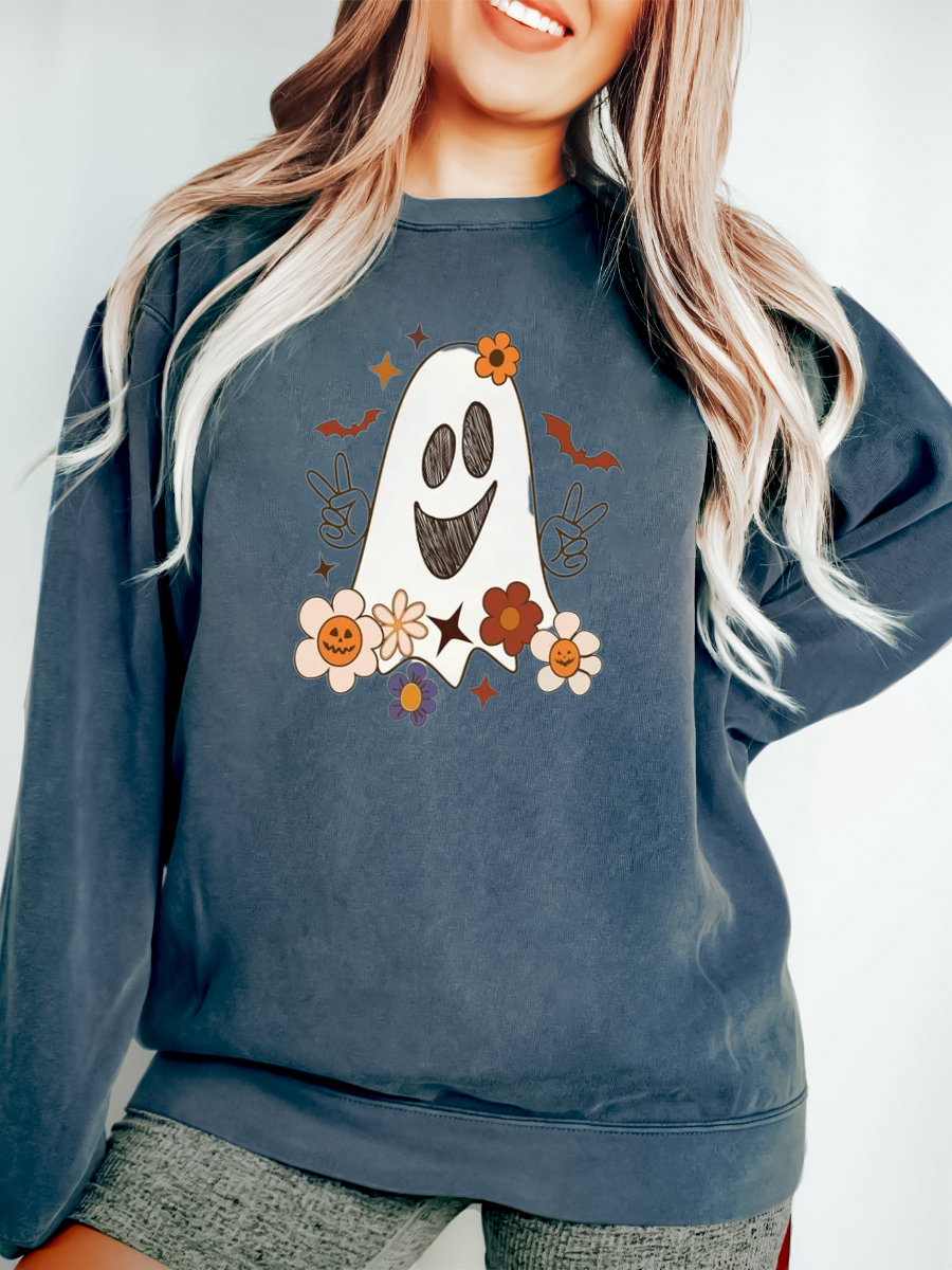 Smile Face Pumpkin Sweatshirt