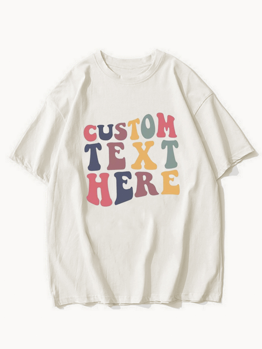 Custom Retro Font Shirt
