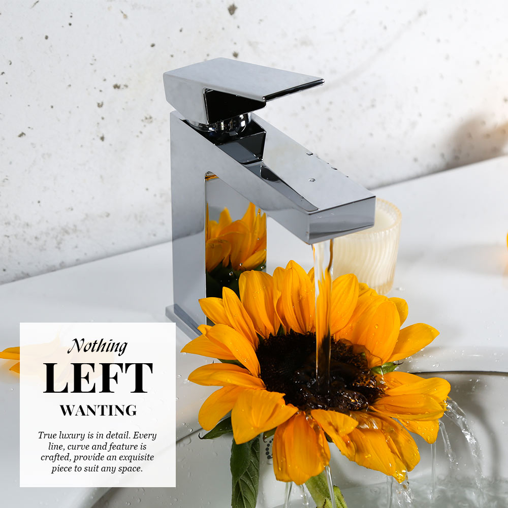 Single Hole Bathroom Faucet With Drain Assembly BF307 - Lava Odoro-LAVA ODORO