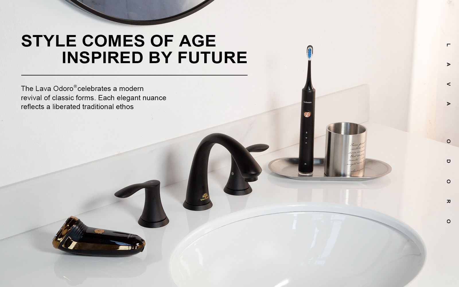 8 Inch Widespread Bathroom Faucet BF405 - Lava Odoro-LAVA ODORO