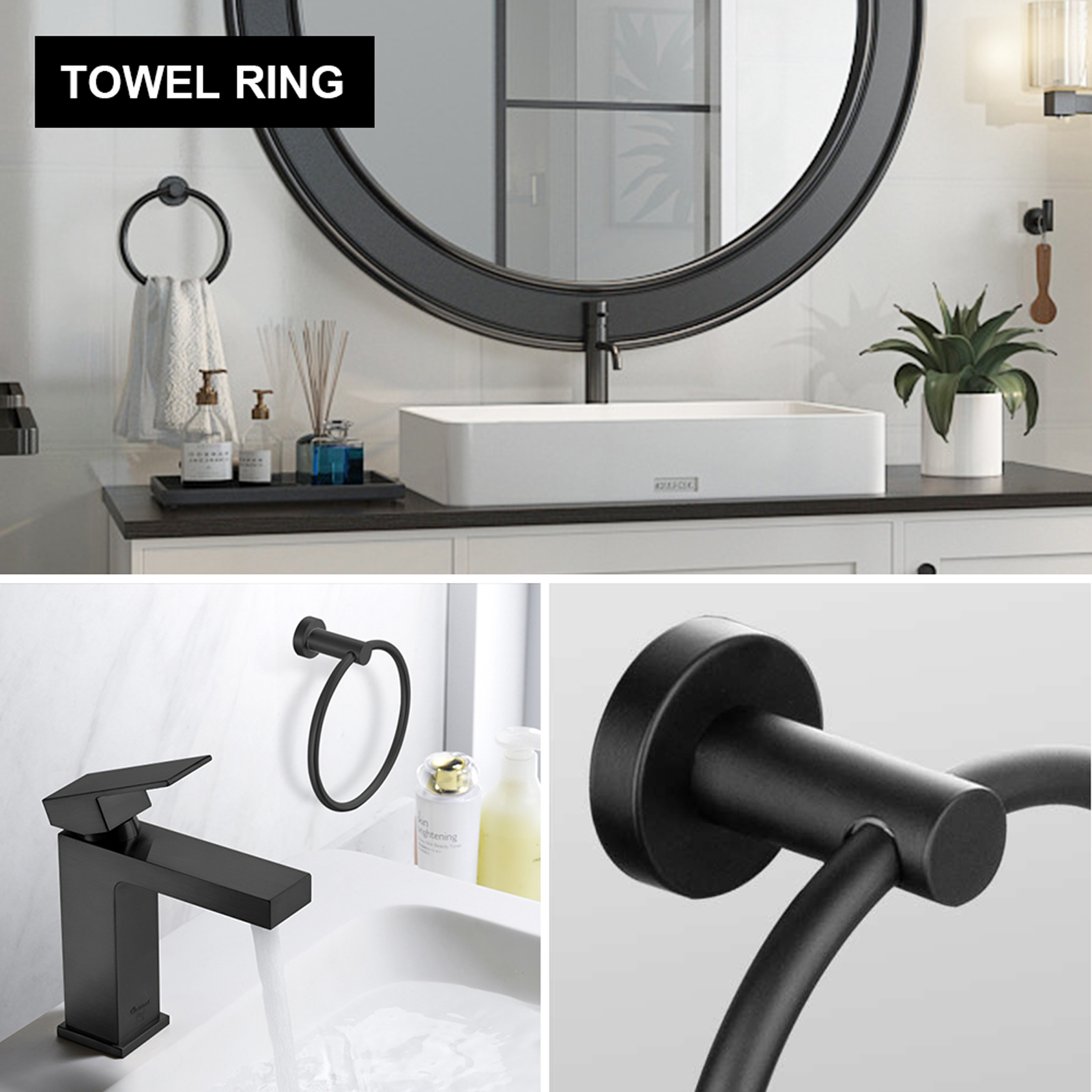 5-Piece Bathroom Hardware Set, 23.6 Inch | Lava Odoro-LAVA ODORO