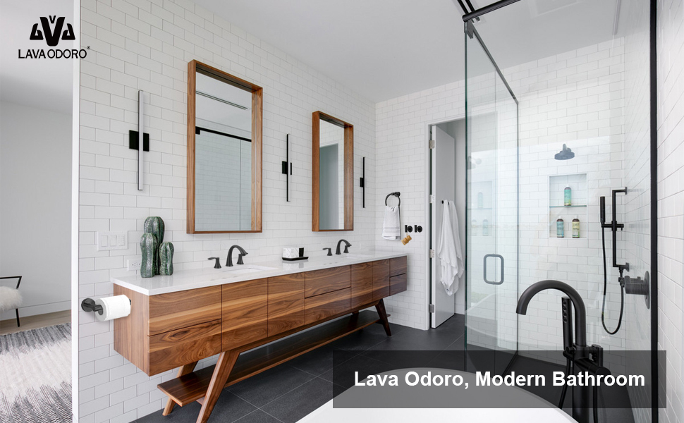 8 Inch Widespread Bathroom Faucet BF405 - Lava Odoro-LAVA ODORO