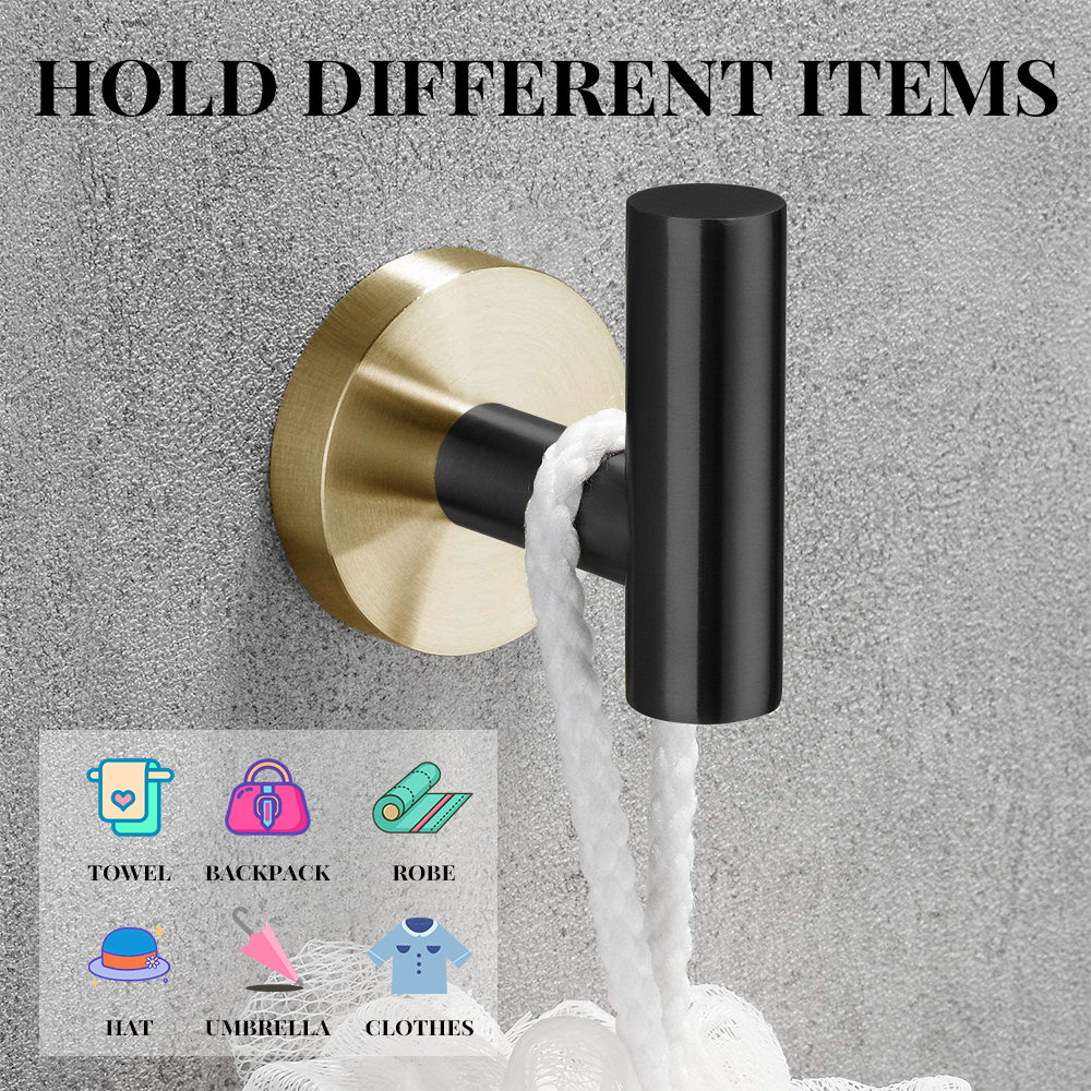 Towel Hooks, 2 Pack | Lava Odoro-LAVA ODORO