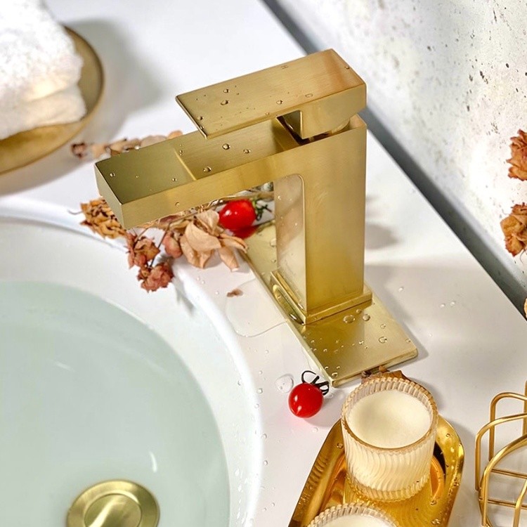 Reviews for Gold Single Hole Bathroom Faucet Lava Odoro-LAVA ODORO
