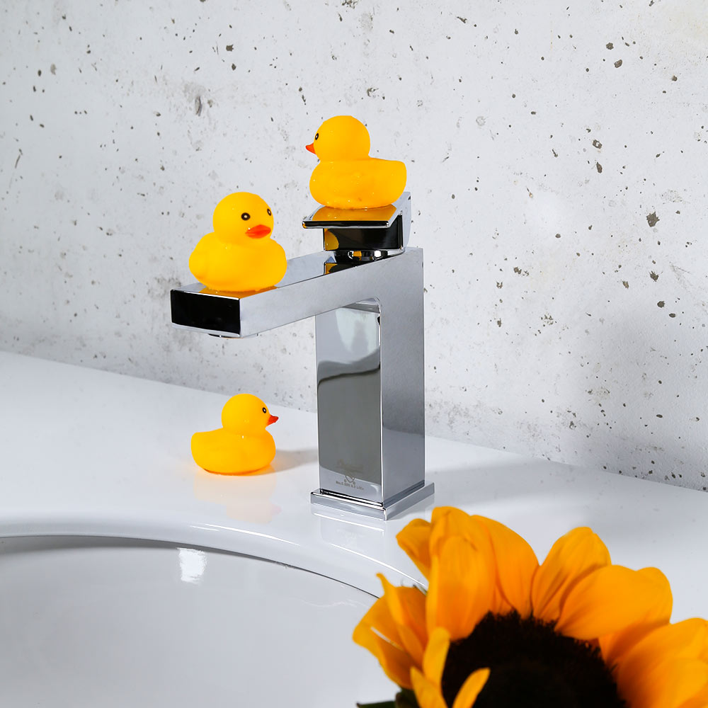 Single Hole Bathroom Faucet With Drain Assembly BF307 - Lava Odoro-LAVA ODORO
