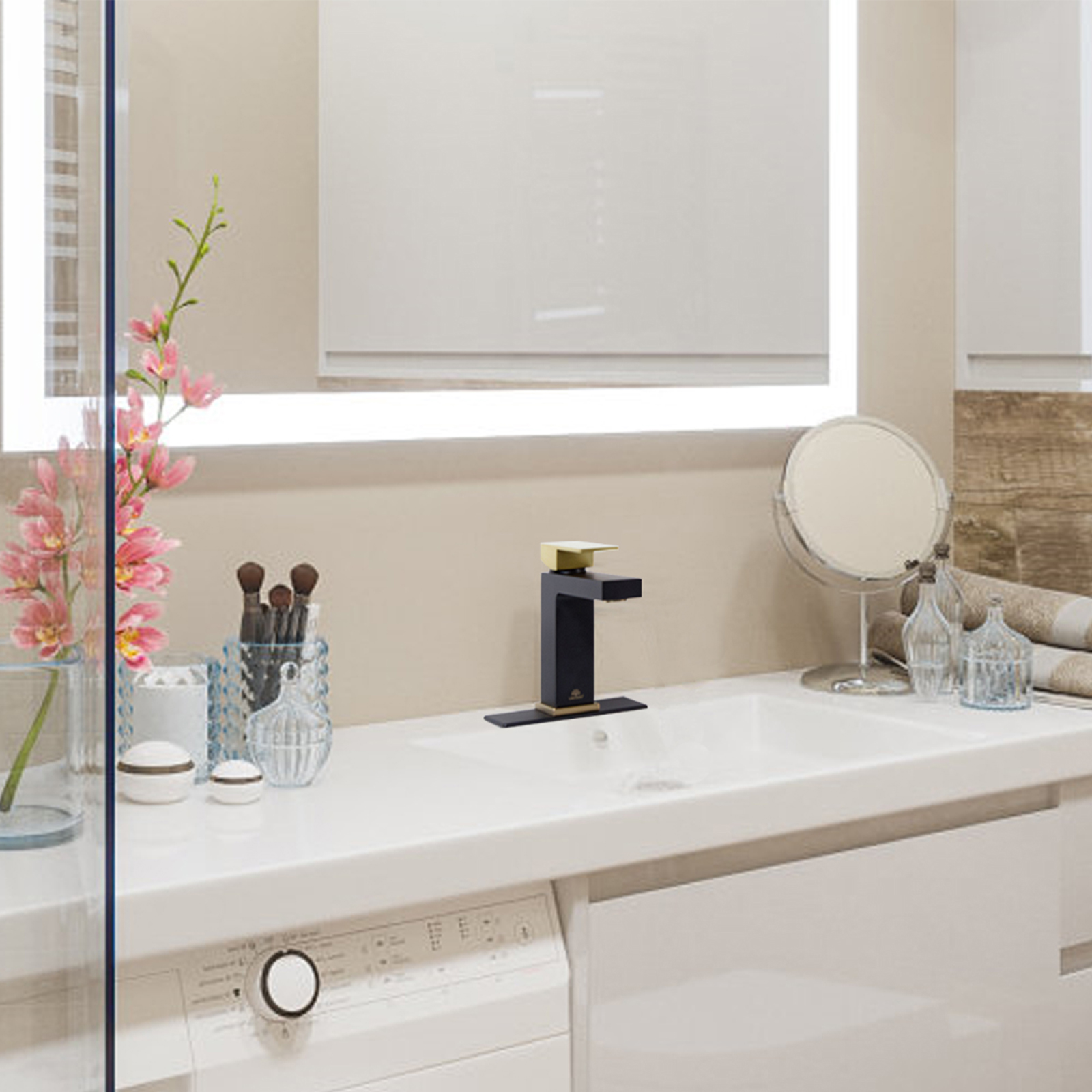Single Hole Bathroom Faucet With Drain Assembly BF307 - Lava Odoro-LAVA ODORO