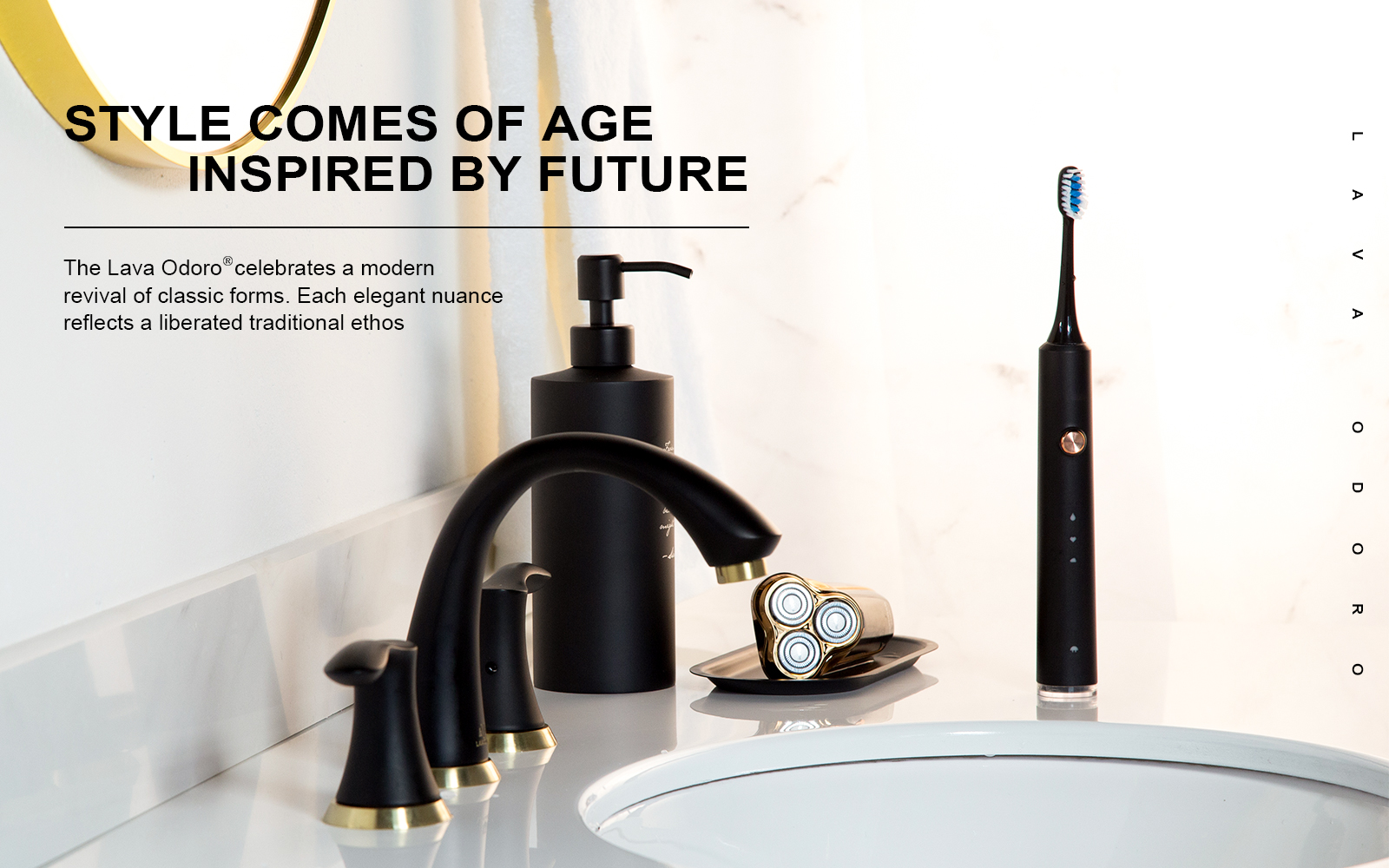 8 Inch Widespread Bathroom Faucet BF405 - Lava Odoro-LAVA ODORO