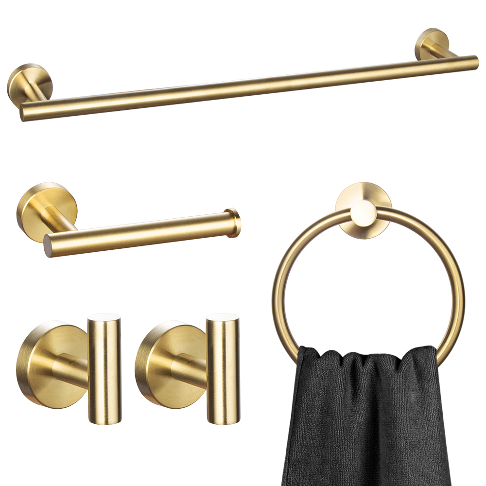 5-Piece Bathroom Hardware Set, 23.6 Inch | Lava Odoro-LAVA ODORO