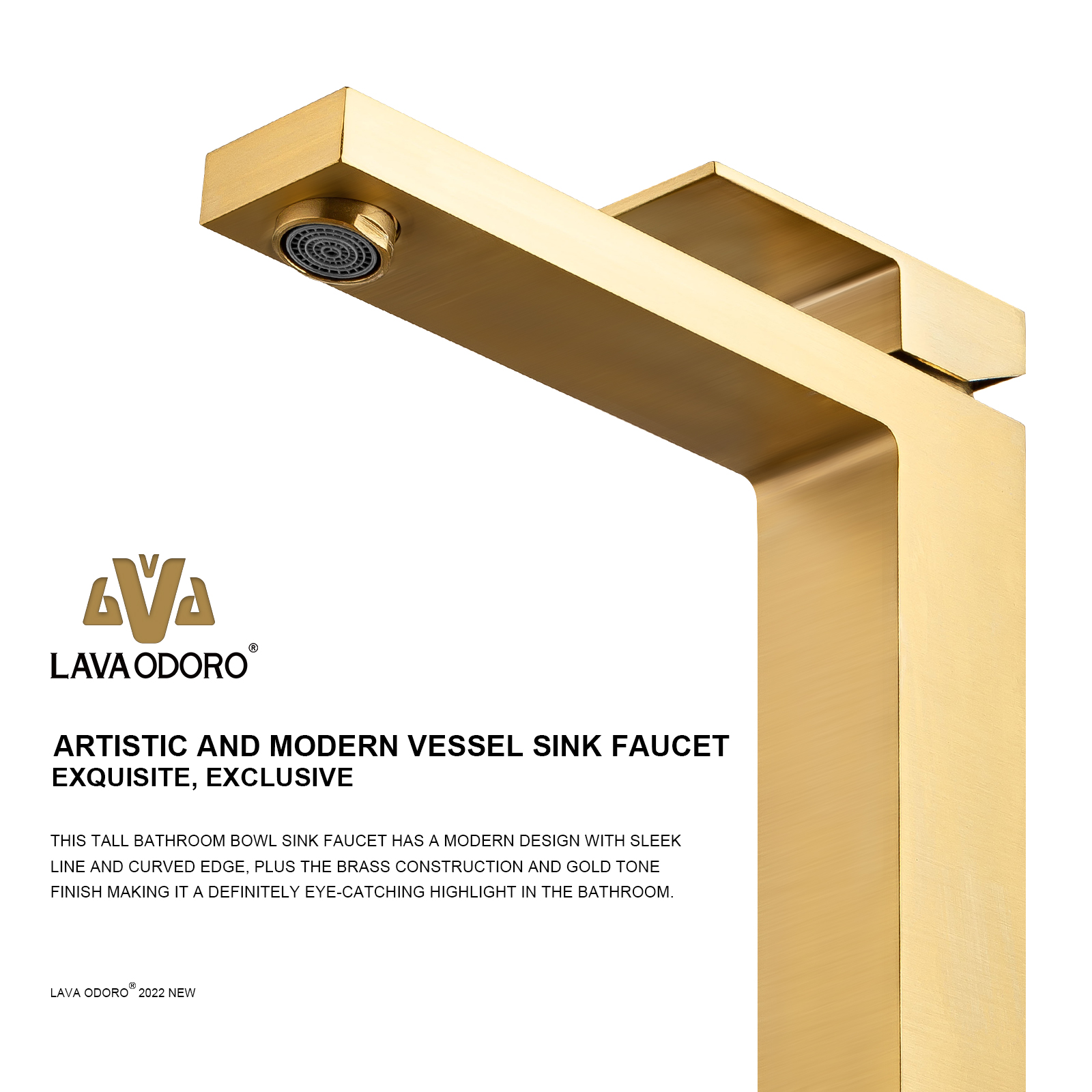 Vessel Sink Faucet BF307-T - Lava Odoro-LAVA ODORO