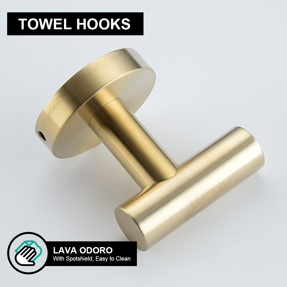 Towel Hooks, 2 Pack | Lava Odoro-LAVA ODORO