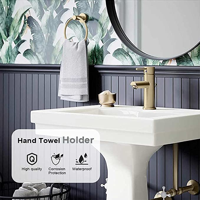 Hand Towel Ring - Stainless Steel Wall Mounted | Lava Odoro-LAVA ODORO