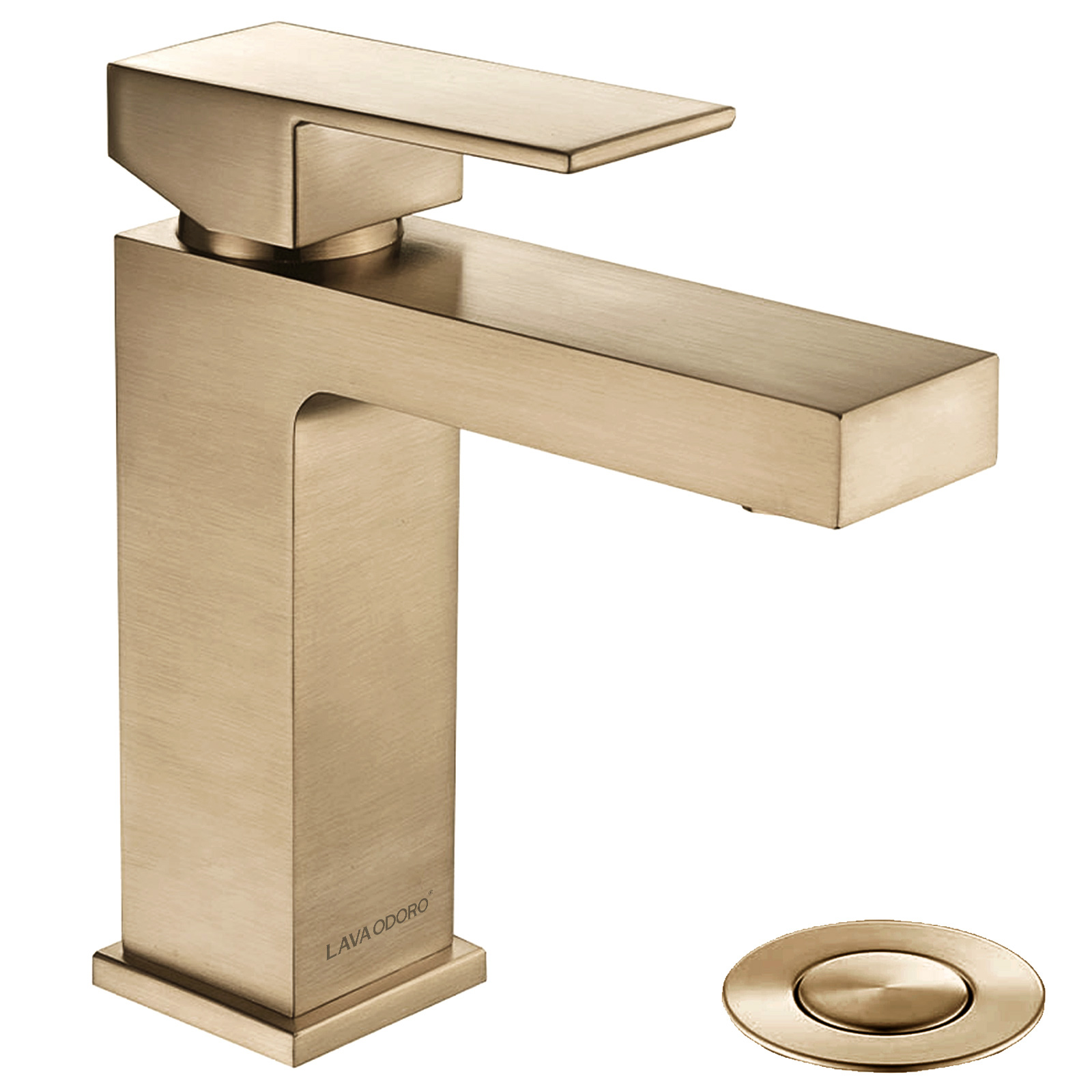 Single Hole Bathroom Faucet With Drain Assembly BF307 - Lava Odoro-LAVA ODORO