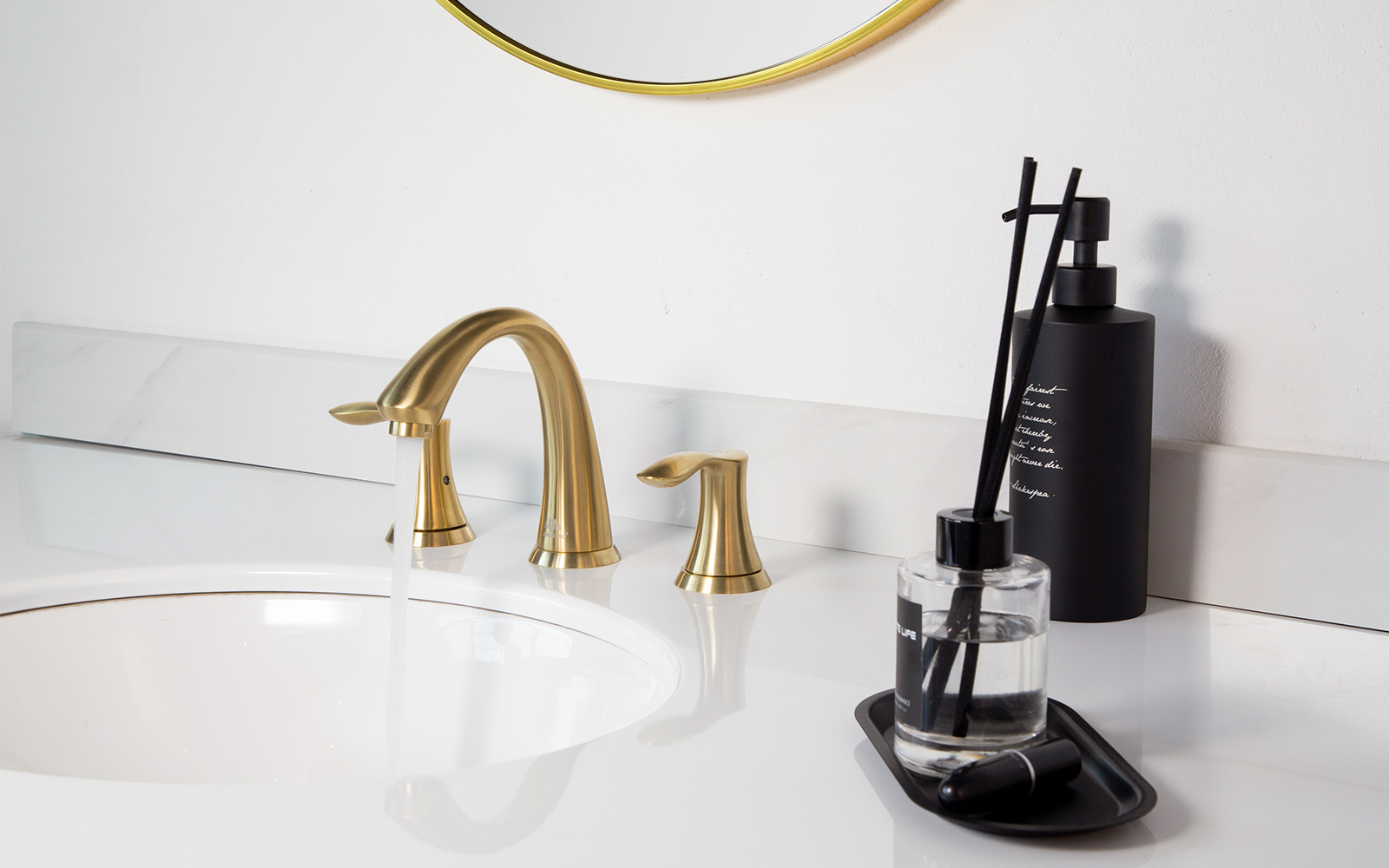 8 Inch Widespread Bathroom Faucet BF405 - Lava Odoro-LAVA ODORO