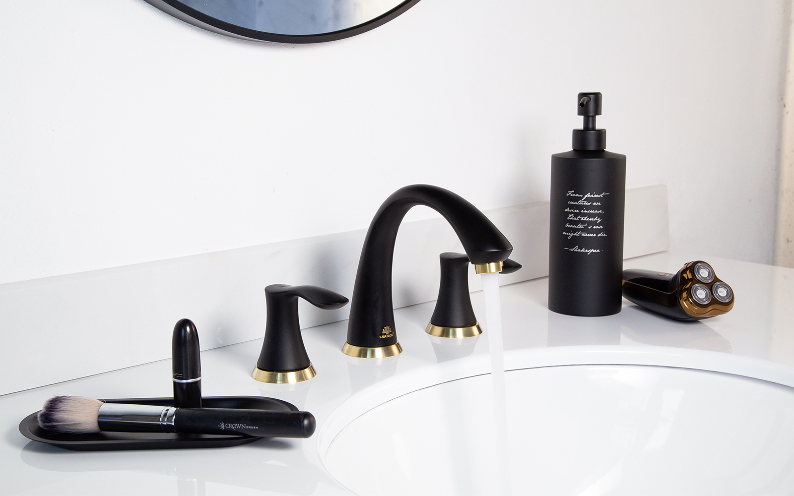 8 Inch Widespread Bathroom Faucet BF405 - Lava Odoro-LAVA ODORO