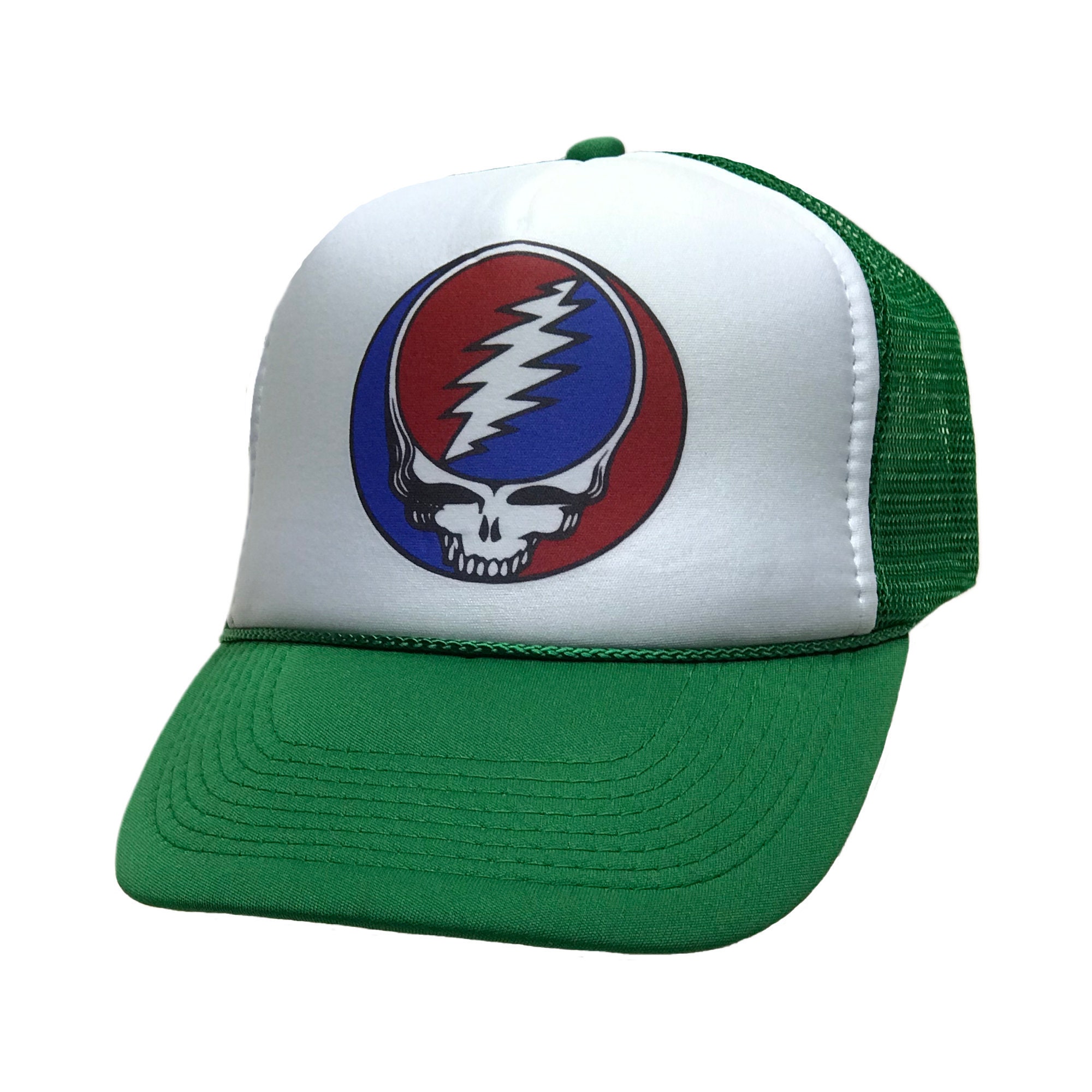 Grateful dead-Grateful Dead Steal Your Face Trucker Cap-KRODOCO