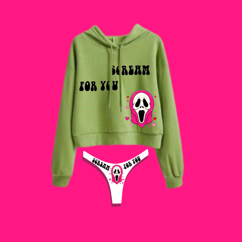 Scream For You Hoodie Suit-xxchiefs